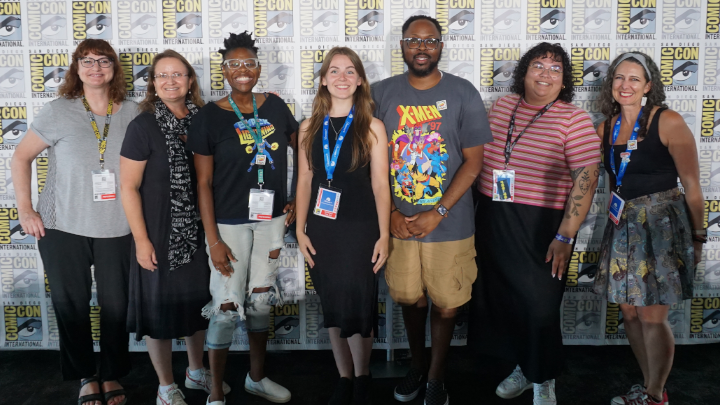 group at comic con